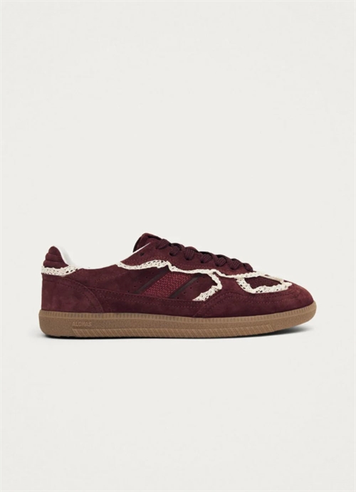 ALOHAS TB.490 CROCHET LEATHER SNEAKERS BURGUNDY